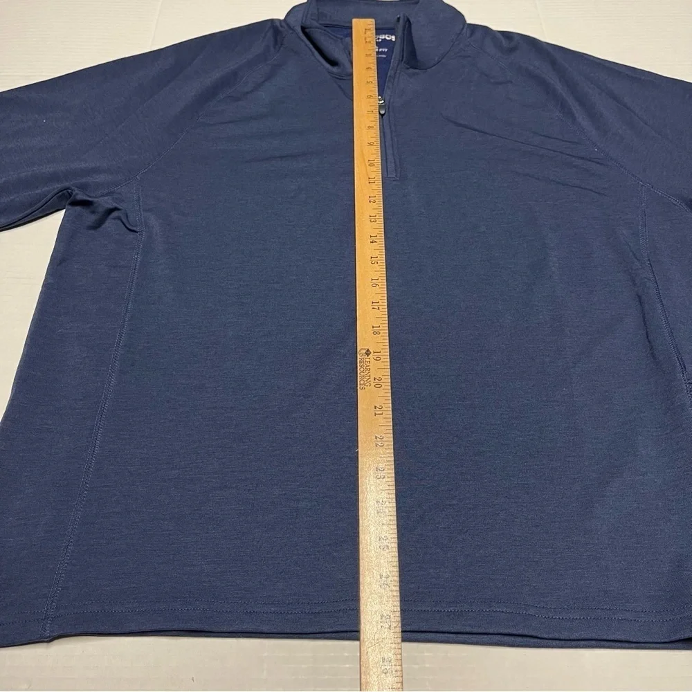 Bonobos Golf Shirt 1/4 Zip Pullover Men’s XL Navy Blue Long Sleeve Sweatshirt